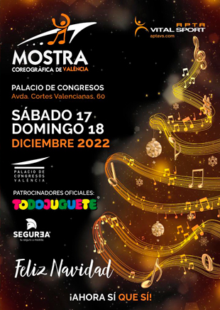 cartel mostra coreografica de valencia 2022