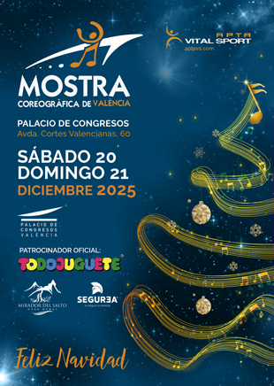 cartel mostra coreografica 2025 Cartel Mostra Coreográfica de Valencia 2025